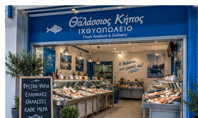 Το ιχθυοπωλείο Θαλάσσιος Κήπος